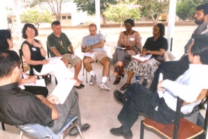 來自普世教會協會的會員在會議中的一次小組討論。（圖片：WCC） <br/>
